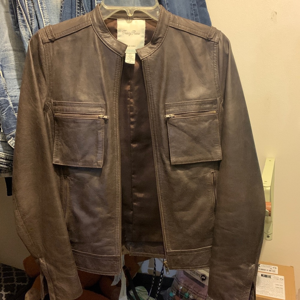 Leather jacket